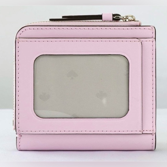 Kate Spade Flock Party Novelty Small L-Zip Bifold Wallet - NWOT - Picture 3 of 5